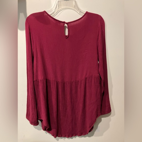 Torrid Babydoll Gauze Keyhole Front Tunic size 00 (10-12) - Picture 9 of 14